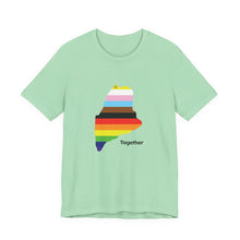 Load image into Gallery viewer, Together Maine. Unisex Jersey Short Sleeve Tee (Available in 6 colors)