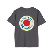 Load image into Gallery viewer, Farm Fresh Rewards - Portland Food Co-Op on Front Unisex Softstyle T-Shirt