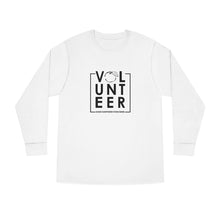 Load image into Gallery viewer, Apple Corps Volunteer - Long Sleeve Crewneck Tee Square with Apple
