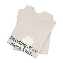 Load image into Gallery viewer, Feeding Maine Unisex Short Sleeve Tee (Available in 7 colors)