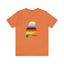 Load image into Gallery viewer, Together Maine. Unisex Jersey Short Sleeve Tee (Available in 6 colors)