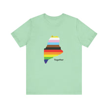 Load image into Gallery viewer, Together Maine. Unisex Jersey Short Sleeve Tee (Available in 6 colors)