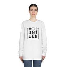 Load image into Gallery viewer, Apple Corps Volunteer - Long Sleeve Crewneck Tee Square with Apple