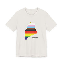Load image into Gallery viewer, Together Maine. Unisex Jersey Short Sleeve Tee (Available in 6 colors)