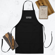 Load image into Gallery viewer, Cooking Matters Embroidered Apron