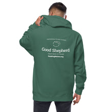 Load image into Gallery viewer, Good Shepherd Food Bank Logo - Mid-weight Unisex Fleece Zip Up Hoodie
