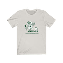 Load image into Gallery viewer, Grocery Bag Fighting Hunger. Unisex Jersey Short Sleeve Tee