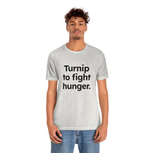 Load image into Gallery viewer, Volunteer - Turnip to Fight Hunger. Unisex Jersey Short Sleeve Tee