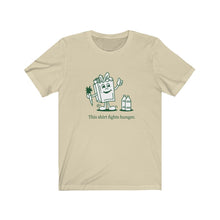 Load image into Gallery viewer, Grocery Bag Fighting Hunger. Unisex Jersey Short Sleeve Tee