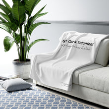 Load image into Gallery viewer, Apple Corps Volunteer - One Hour Sherpa Fleece Blanket