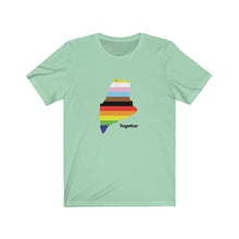 Load image into Gallery viewer, Together Maine. Unisex Jersey Short Sleeve Tee
