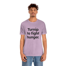 Load image into Gallery viewer, Volunteer - Turnip to Fight Hunger. Unisex Jersey Short Sleeve Tee