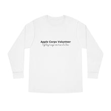 Load image into Gallery viewer, Apple Corps Volunteer - One Hour Long Sleeve Crewneck Tee