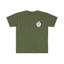 Load image into Gallery viewer, Farm Fresh Rewards - Blue Hill Coop on Front Unisex Softstyle T-Shirt