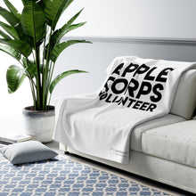 Load image into Gallery viewer, Apple Corps Volunteer - Square Sherpa Fleece Blanket
