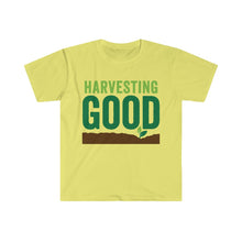 Load image into Gallery viewer, Harvesting Good Front Logo - Unisex Softstyle T-Shirt