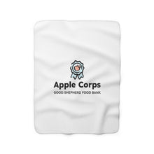 Load image into Gallery viewer, Apple Corps Volunteer - Badge Sherpa Fleece Blanket