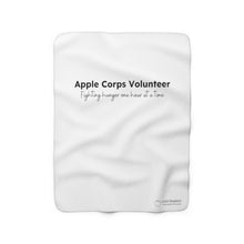 Load image into Gallery viewer, Apple Corps Volunteer - One Hour Sherpa Fleece Blanket