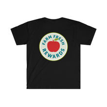 Load image into Gallery viewer, Farm Fresh Rewards - Jordan's Farm on Front Unisex Softstyle T-Shirt
