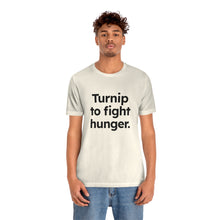 Load image into Gallery viewer, Volunteer - Turnip to Fight Hunger. Unisex Jersey Short Sleeve Tee