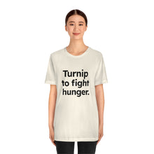 Load image into Gallery viewer, Volunteer - Turnip to Fight Hunger. Unisex Jersey Short Sleeve Tee