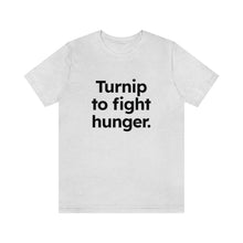 Load image into Gallery viewer, Volunteer - Turnip to Fight Hunger. Unisex Jersey Short Sleeve Tee