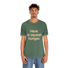Load image into Gallery viewer, Volunteer - Squash Hunger. Unisex Jersey Short Sleeve Tee