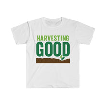 Load image into Gallery viewer, Harvesting Good Front Logo - Unisex Softstyle T-Shirt