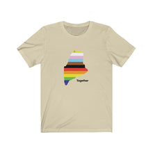 Load image into Gallery viewer, Together Maine. Unisex Jersey Short Sleeve Tee