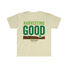 Load image into Gallery viewer, Harvesting Good Front and Back - Unisex Softstyle T-Shirt