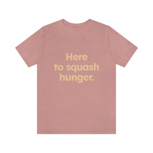 Load image into Gallery viewer, Volunteer - Squash Hunger. Unisex Jersey Short Sleeve Tee