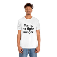 Load image into Gallery viewer, Volunteer - Turnip to Fight Hunger. Unisex Jersey Short Sleeve Tee