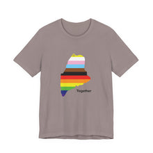 Load image into Gallery viewer, Together Maine. Unisex Jersey Short Sleeve Tee (Available in 6 colors)

