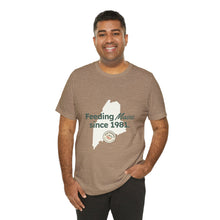 Load image into Gallery viewer, Feeding Maine Unisex Short Sleeve Tee (Available in 7 colors)
