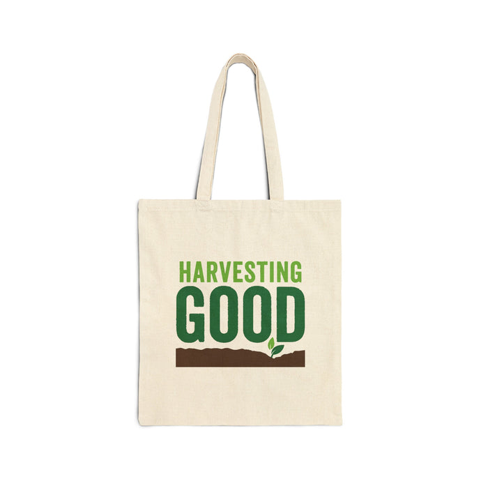 Harvesting Good Cotton Canvas Tote Bag