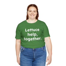 Load image into Gallery viewer, Cooking Matters - Lettuce Help. Unisex Jersey Short Sleeve Tee
