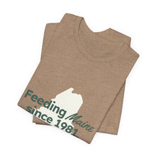 Load image into Gallery viewer, Feeding Maine Unisex Short Sleeve Tee (Available in 7 colors)
