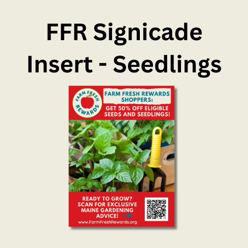 Farm Fresh Rewards Signicade Insert - Seeds/Seedlings