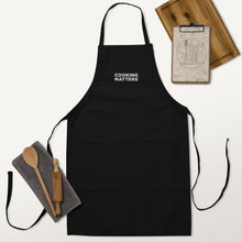 Load image into Gallery viewer, Cooking Matters Embroidered Apron
