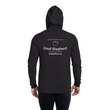 Load image into Gallery viewer, Good Shepherd Food Bank Logo - Lightweight Unisex Zip Hoodie
