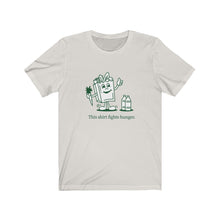Load image into Gallery viewer, Grocery Bag Fighting Hunger. Unisex Jersey Short Sleeve Tee
