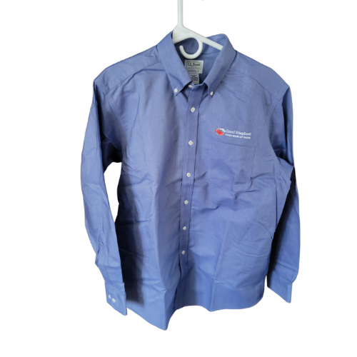 LL Bean Blue Oxford Button Down - Men's Medium