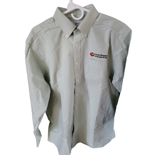 LL Bean Dill Oxford Button Down - Men's Medium