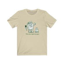 Load image into Gallery viewer, Grocery Bag Fighting Hunger. Unisex Jersey Short Sleeve Tee
