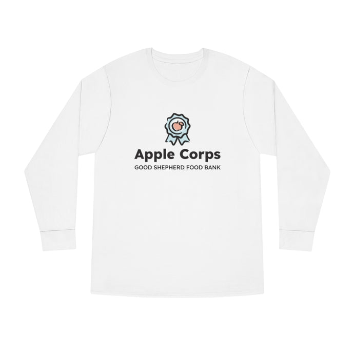 Apple Corps Volunteer - Badge Long Sleeve Crewneck Tee