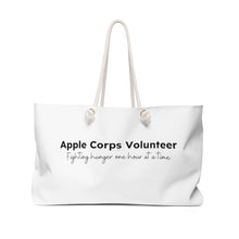 Load image into Gallery viewer, Apple Corps Volunteer - One Hour Weekender Bag
