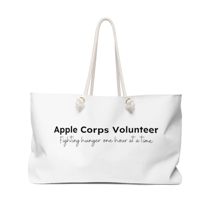 Apple Corps Volunteer - One Hour Weekender Bag