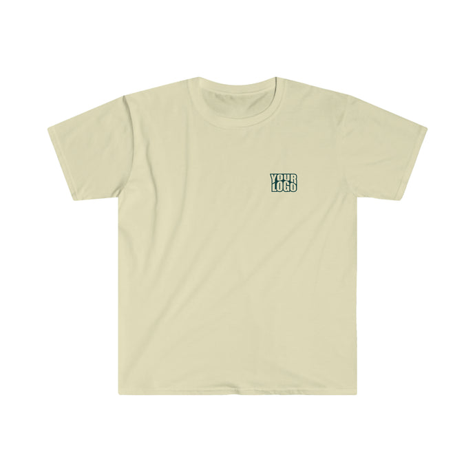 Farm Fresh Rewards - YOUR LOGO on Front Unisex Softstyle T-Shirt