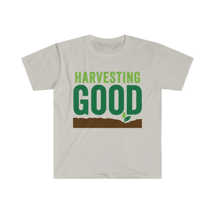 Harvesting Good Front Logo - Unisex Softstyle T-Shirt