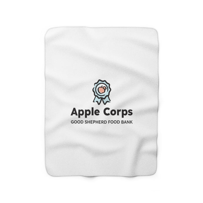 Apple Corps Volunteer - Badge Sherpa Fleece Blanket